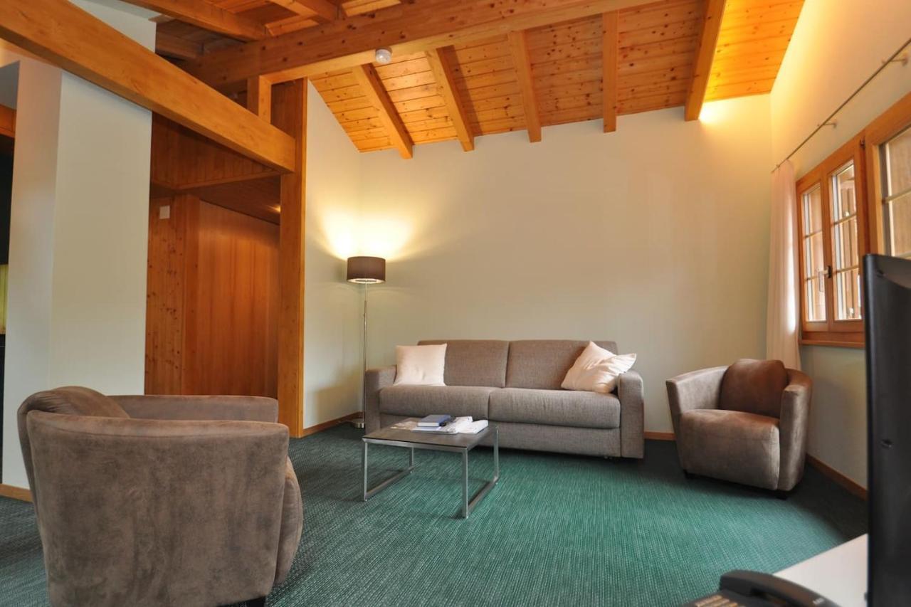 Ferienwohnungen Hotel Alpina Adelboden Buitenkant foto